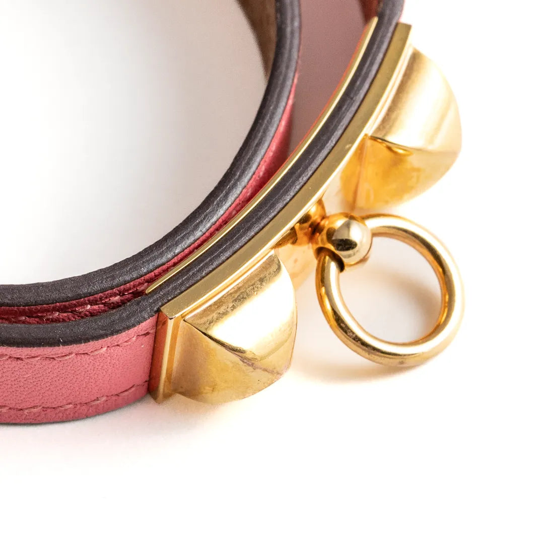 HERMES/エルメス】ピンクレザーブレスレット|ヴァルティーク HERMES/エルメス】ピンクレザーブレスレット|ヴァルティーク