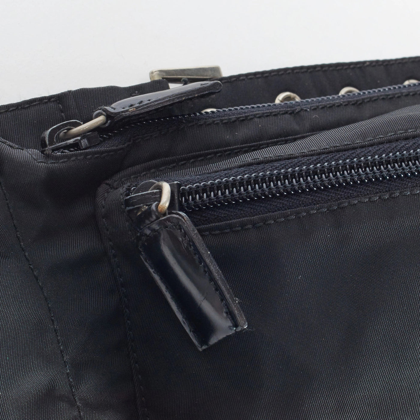 PRADA ナイロン ウエストバッグ ボディバッグ ブラック ブラック