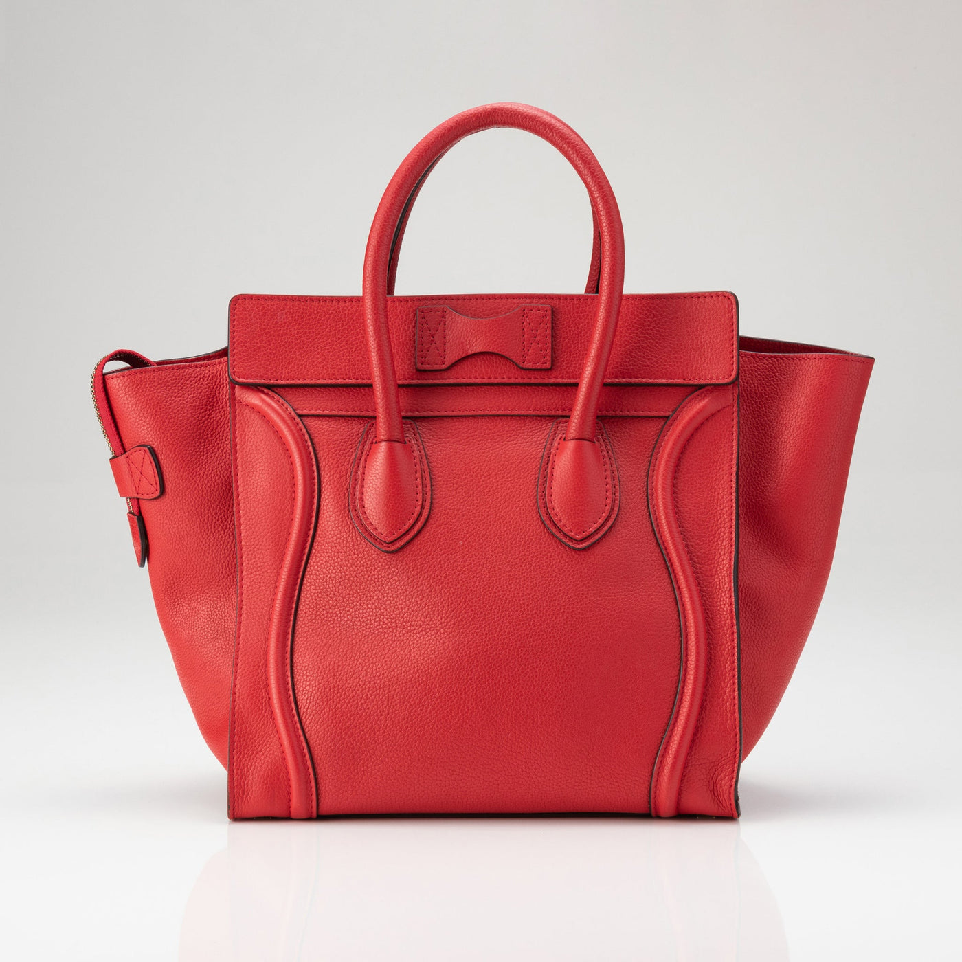 CELINE ラゲッジ マイクロショッパー RED