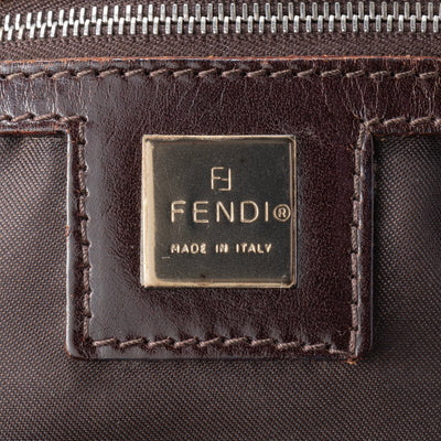 【FENDI・フェンディ】ズッカ/ブラウン/FE220020/ハンドバッグ/USED