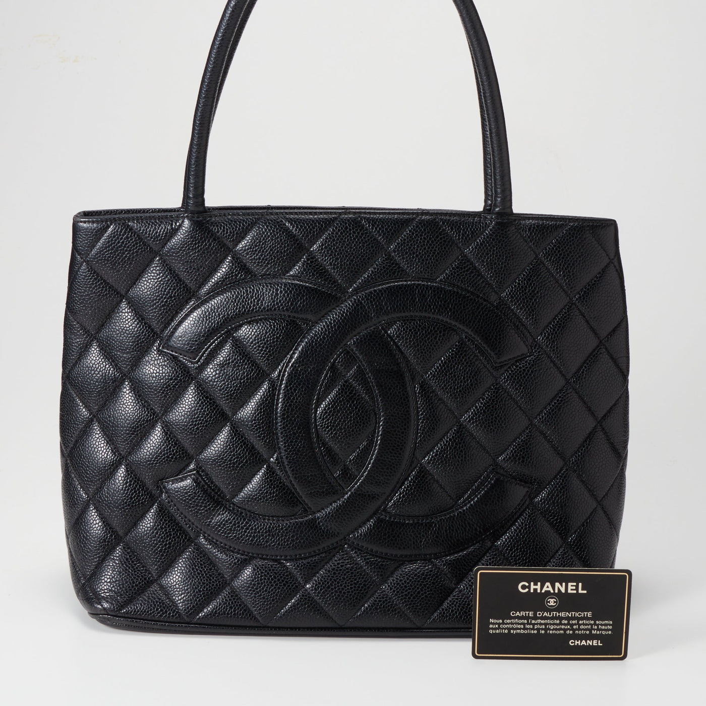 CHANEL・シャネル】復刻トート/ブラック/CH220035/トートバッグ/USED