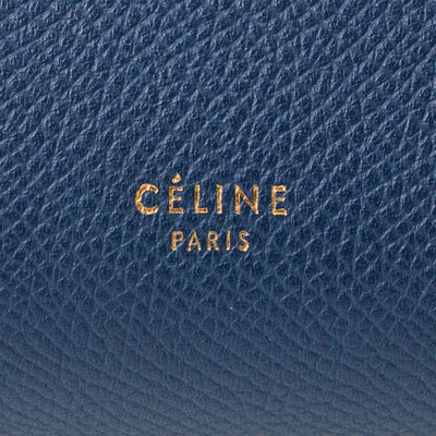 【CELINE・セリーヌ】ベルトバッグ/ベルトバッグ ミニ/ブルー/CE220017/ハンドバッグ/USED