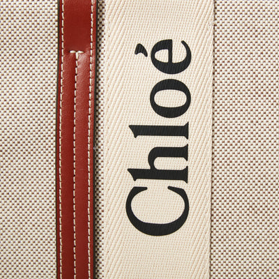 【CHLOE・クロエ】ウッディ/ミディアムトート/ベージュ/CL220003/トートバッグ/USED